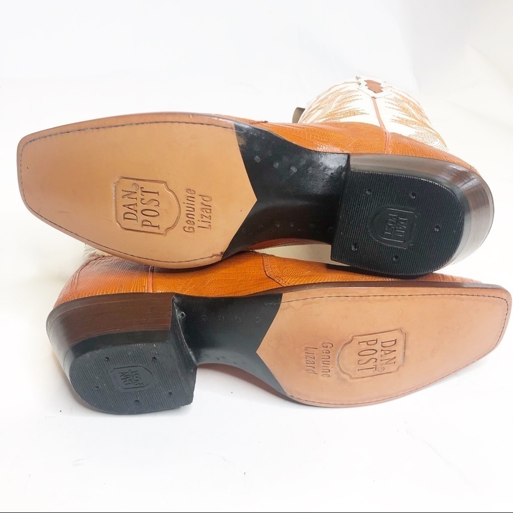 Dan Post | Square-Toe Teju Lizard Western Boots - Picture 5 of 6